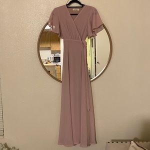 Pink maxi dress!